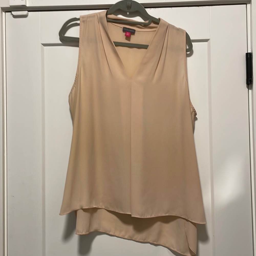 Vince Camuto sleeveless blouse XL peach